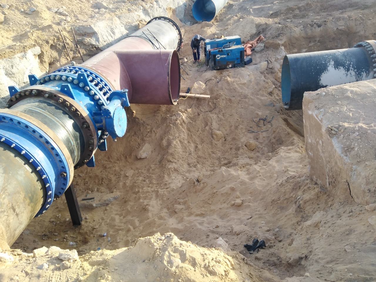 MAGTAA Seawater Desalination Plant — Downstream Connection